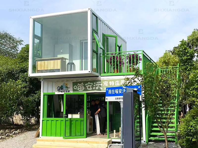 創意集裝箱移動辦公室可住人定制成品房工作室接待室